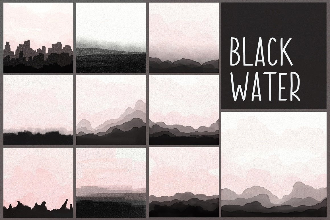 Black water effect.