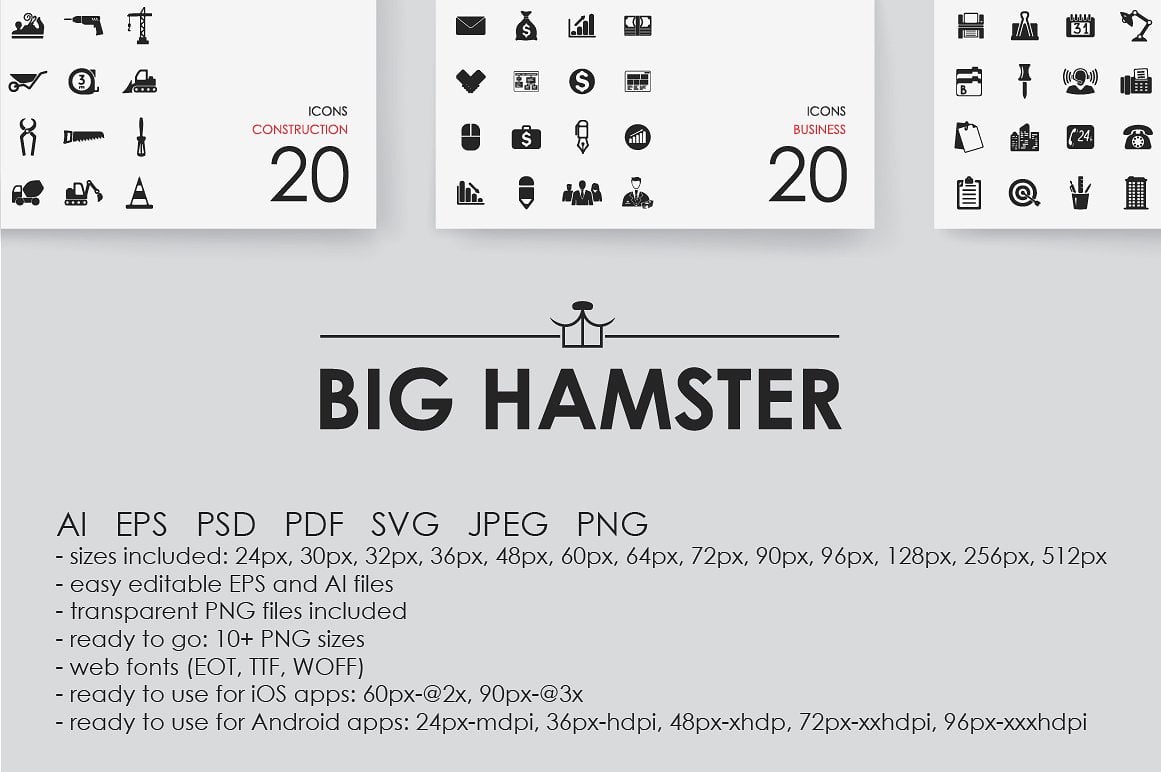 Big Hamster AI, EPS, PSD, PDF, SVG, JPEG, PNG.