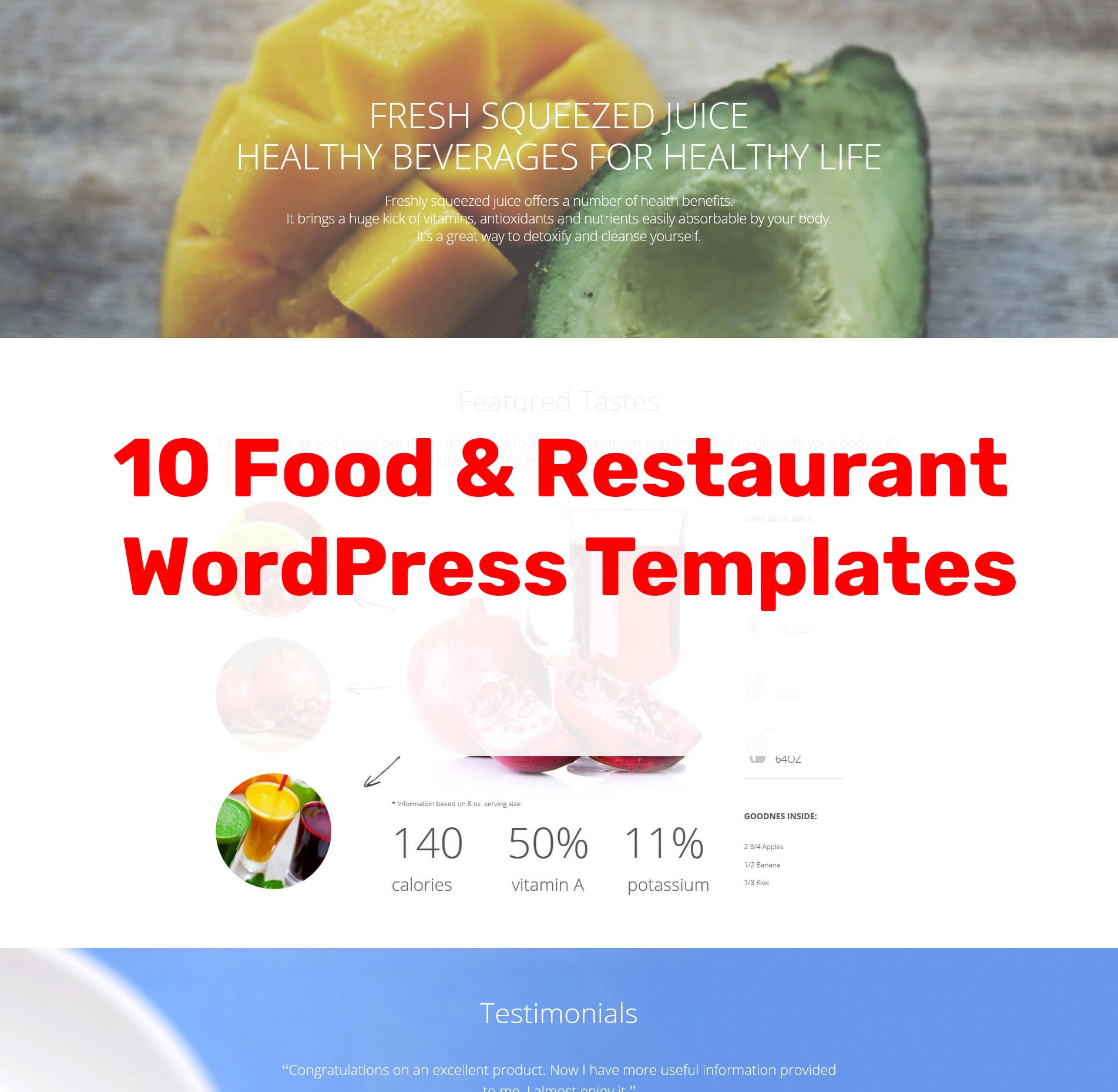 WordPress Food Blog Themes – 10 Premium WP Templates