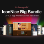 IconNice Big Bundle: 25 iOS app web templates and more!
