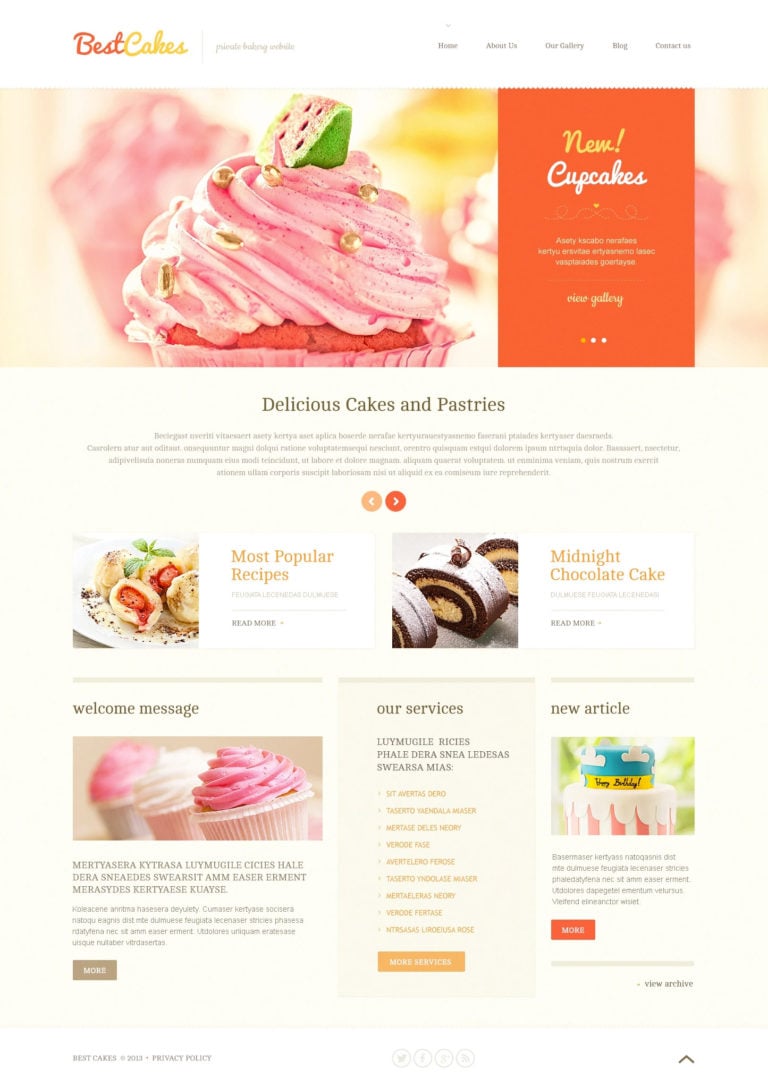 WordPress Food Blog Themes - 10 Premium WP Templates