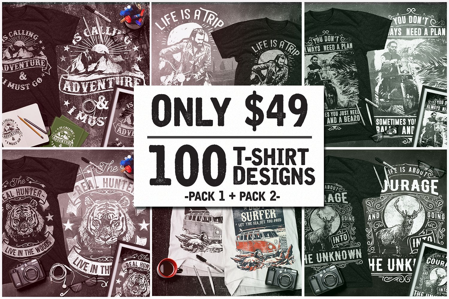 Download T-Shirt Design Mega Collection - Master Bundles