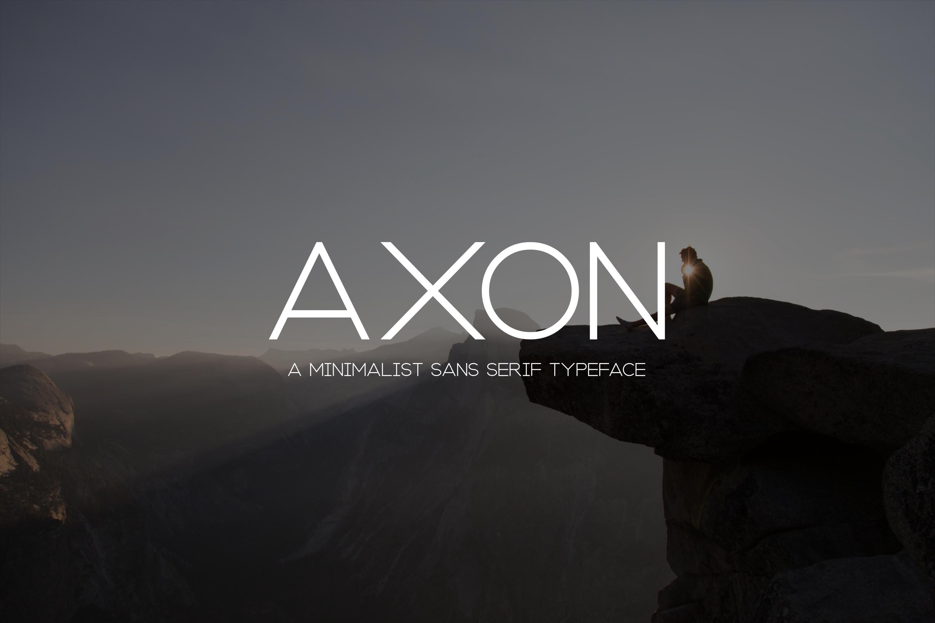 Font about freedom and mountains.