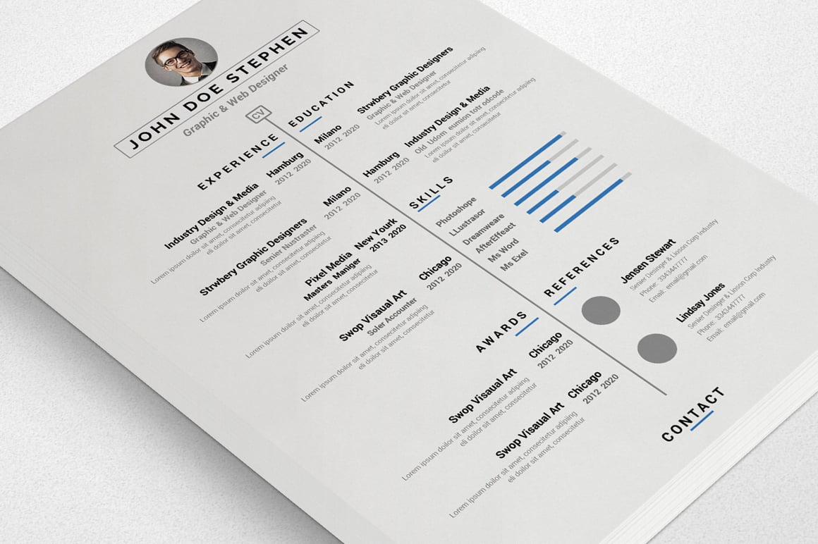 Free Resume CV Template