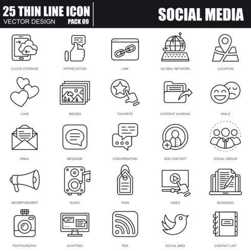 1000 Line Art Business Icons - just $22 - Master Bundles