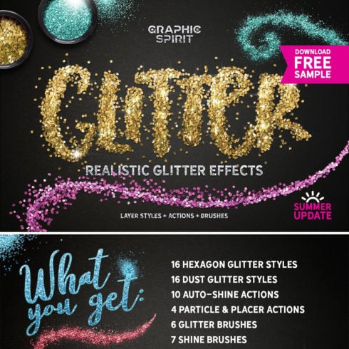 Glitter Effect Photoshop TOOLKIT
