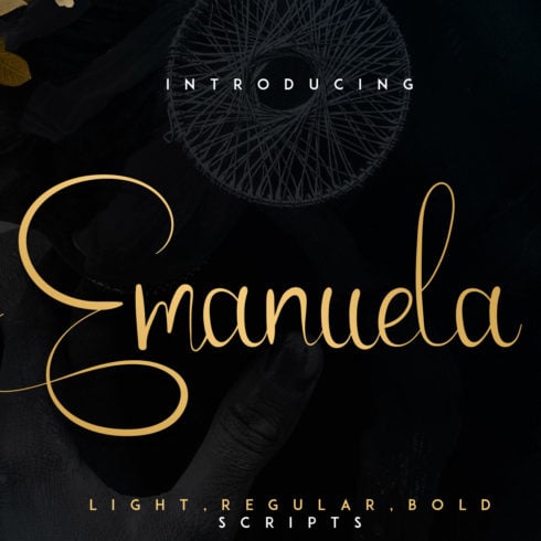 Emanuela Typeface and Designs main cover image.