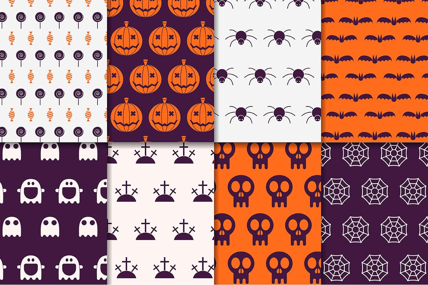 23 Halloween Patterns - Extended License