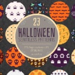 16 Halloween Digital Papers & Patterns