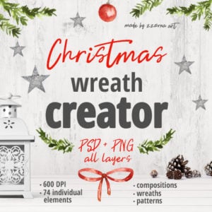 Christmas Wreath Creator - just $12 main cover.
