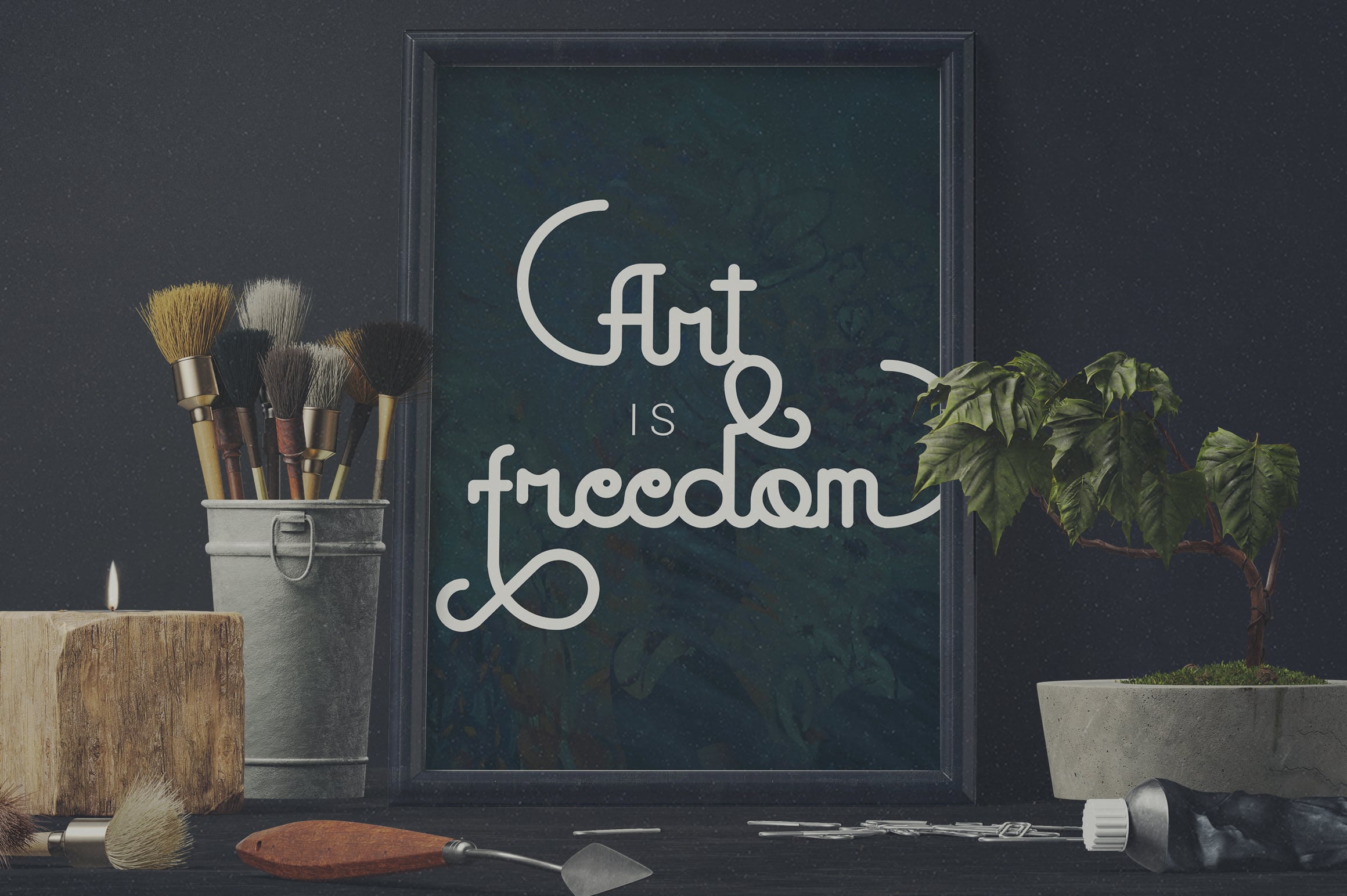 Godlike font + 10 Logo Templates Master Bundles