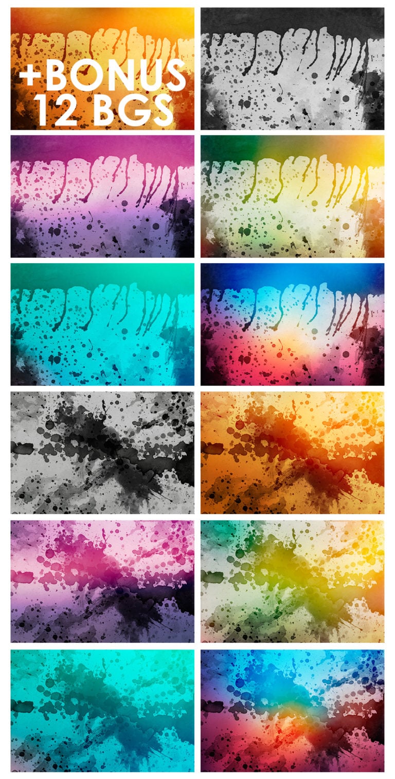 Background Bundle 540+ Watercolor Backgrounds Bundle - 544 Items. Only $18! – MasterBundles