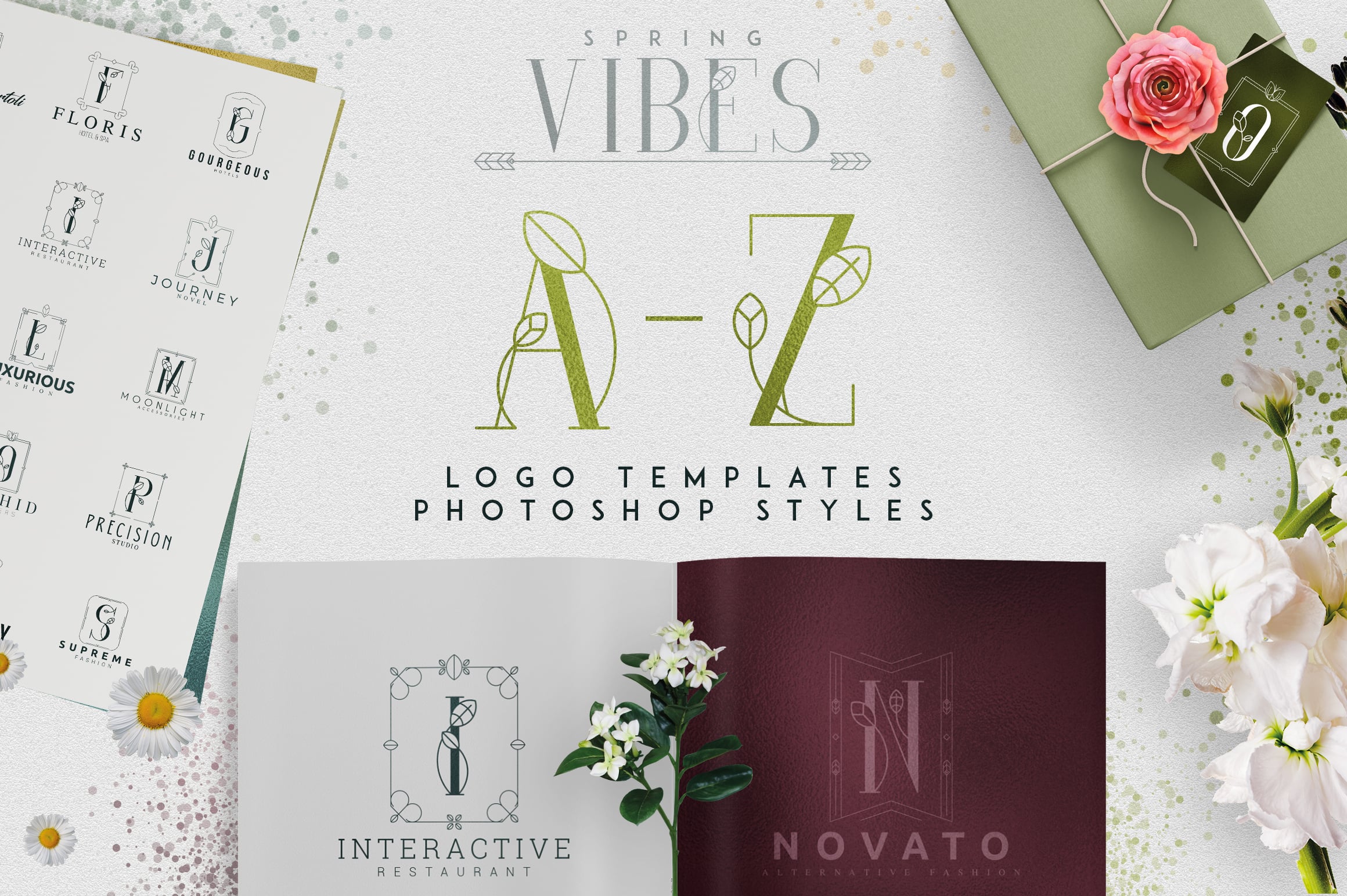 Spring Vibes: A-Z Logo Designs
