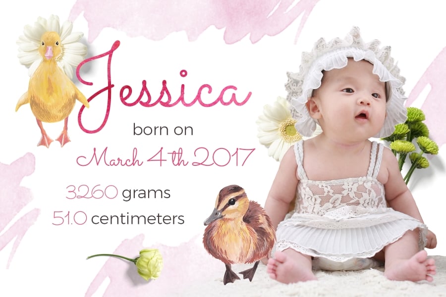 Jessica born on March.