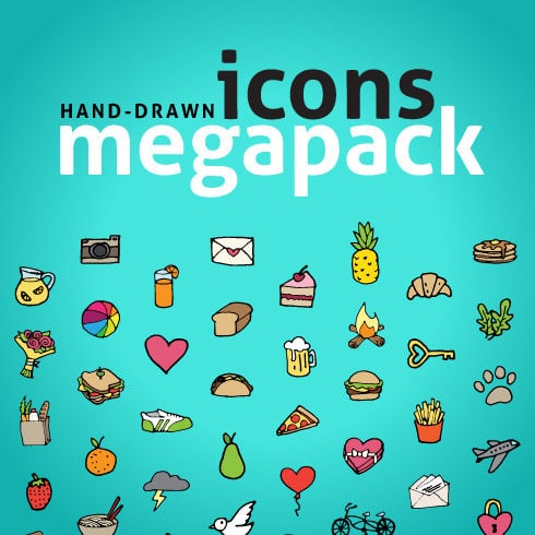 Clipart Bundle. Bestselling Hand Drawn Vector Clipart Bundle - only $24!