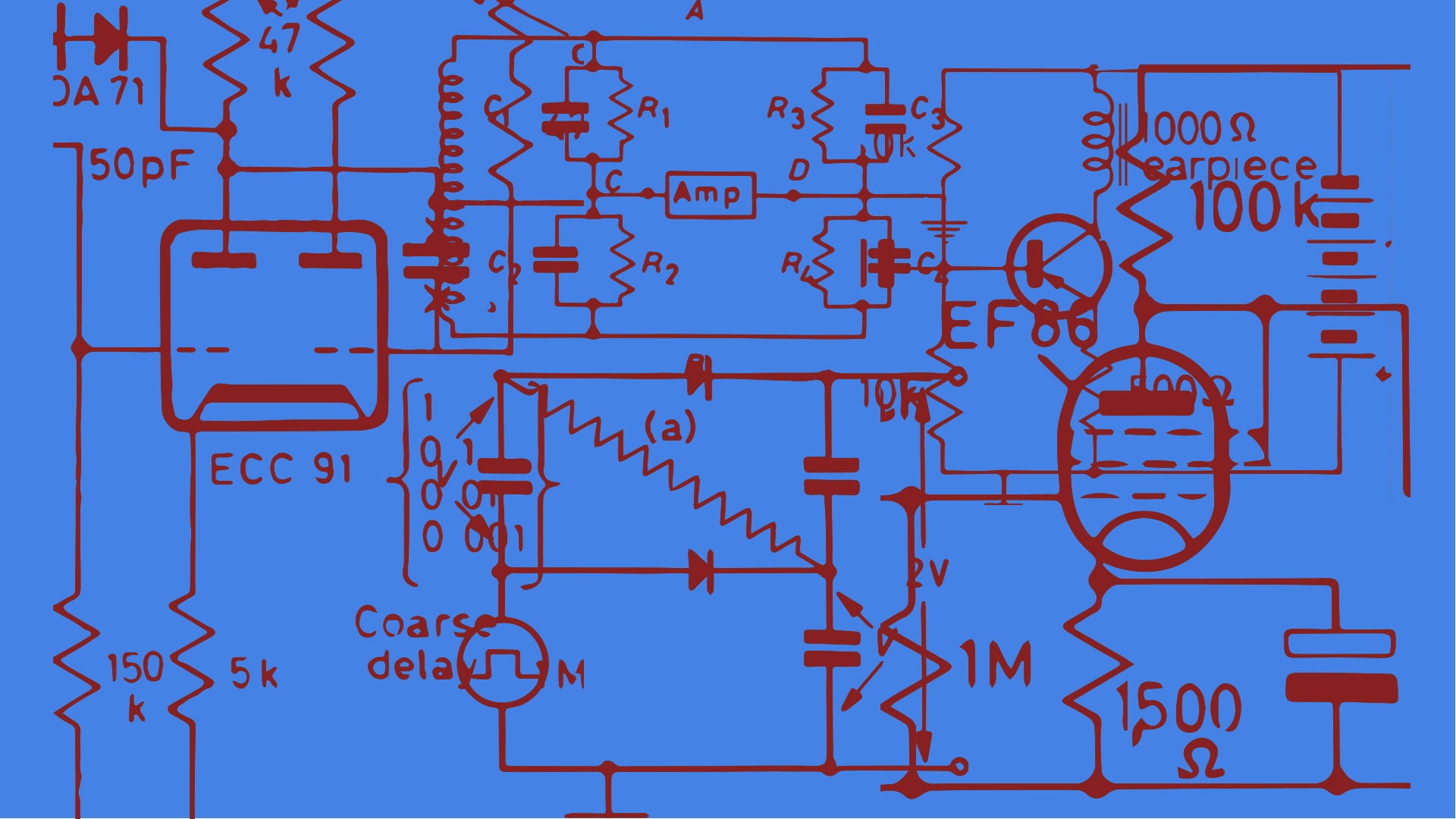 Vintage Electrical Circuits Illustrations