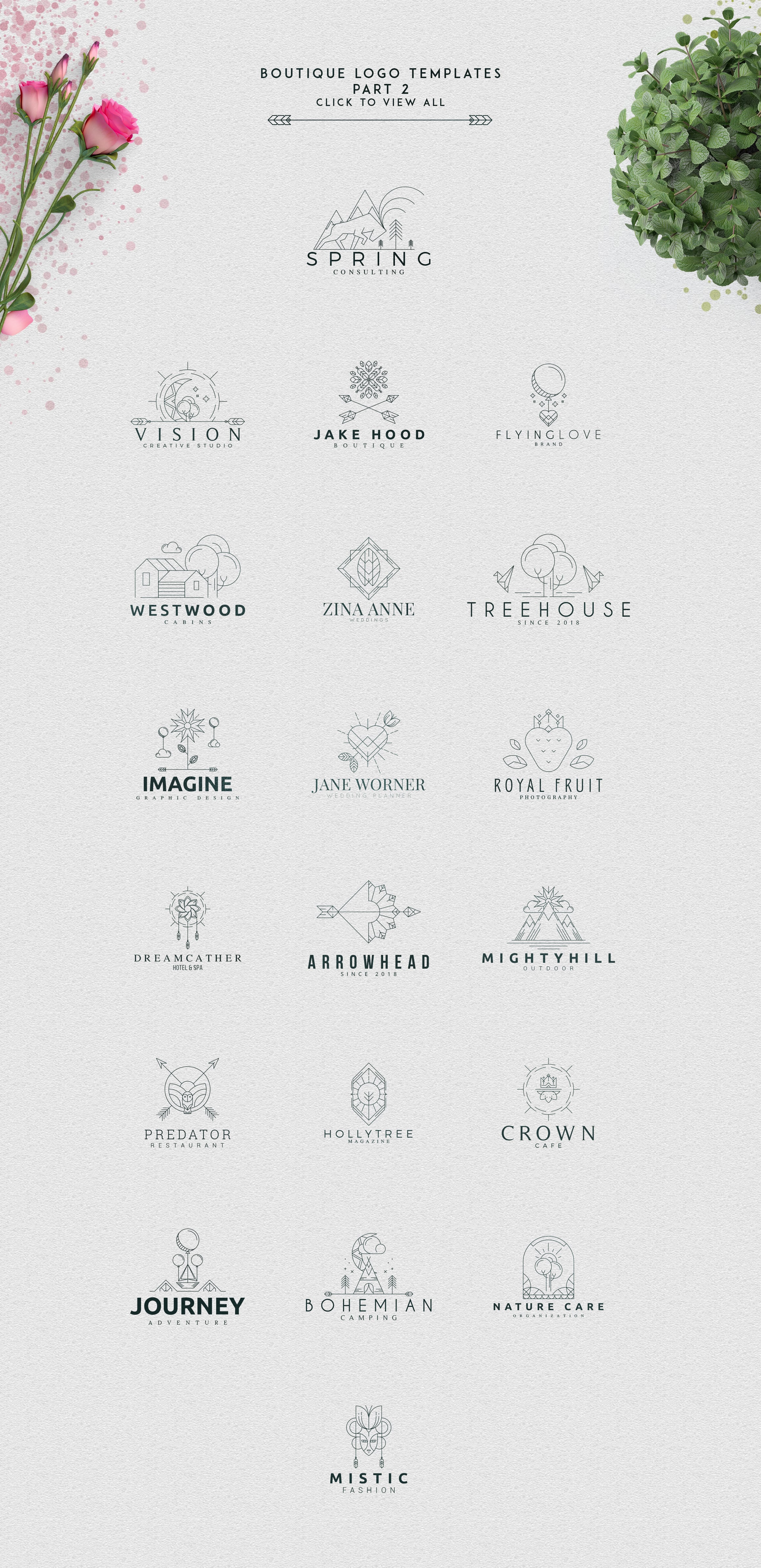 40 Boutique Logos
