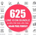 487 Health And Medical Line Icons