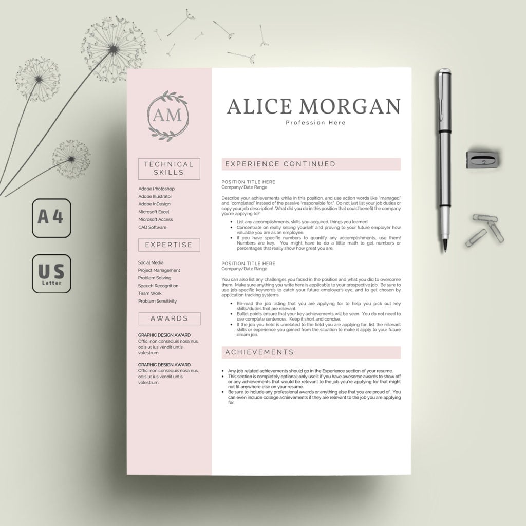 Best Professional Resume Template | Professional Resume ...