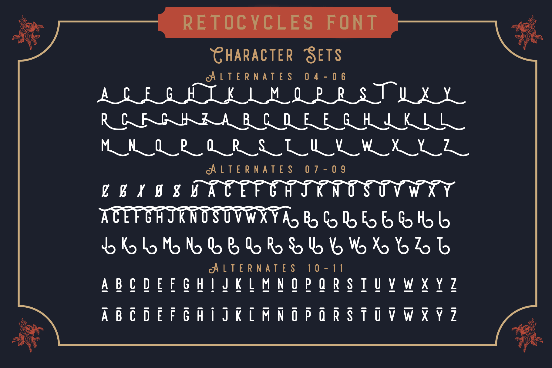 100 fonts