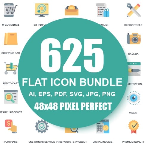 Click Pixel Perfect Flat icon