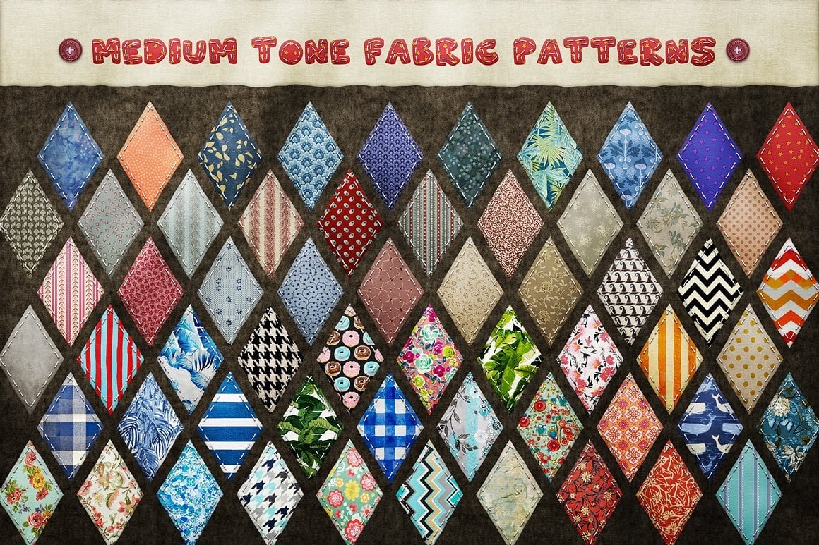 Medium tone patchwork layer styles.