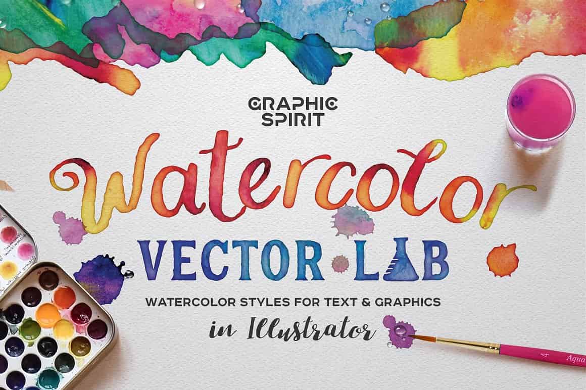 Watercolor Vector Styles Illustrator