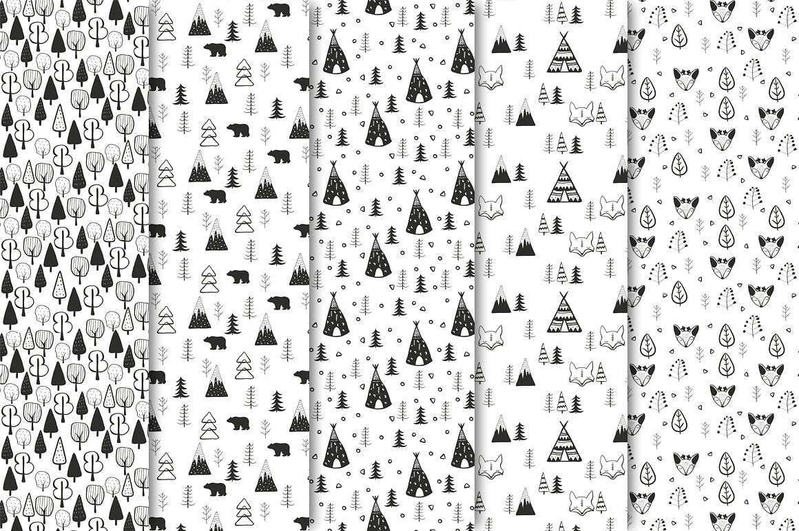 fancy black and white backgrounds