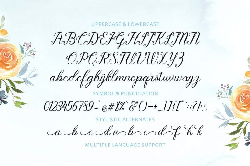 Pretty Fonts - 11 Hadlettered Fonts - 6 Typefaces – MasterBundles