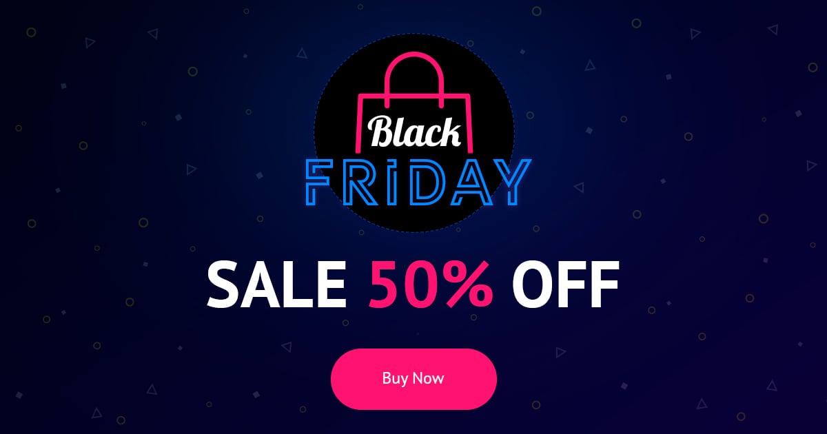 Black Friday Banners: Google AdSense and Social Media Banners