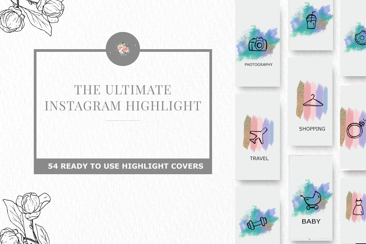 Ultimate Instagram Highlight Icons – $24