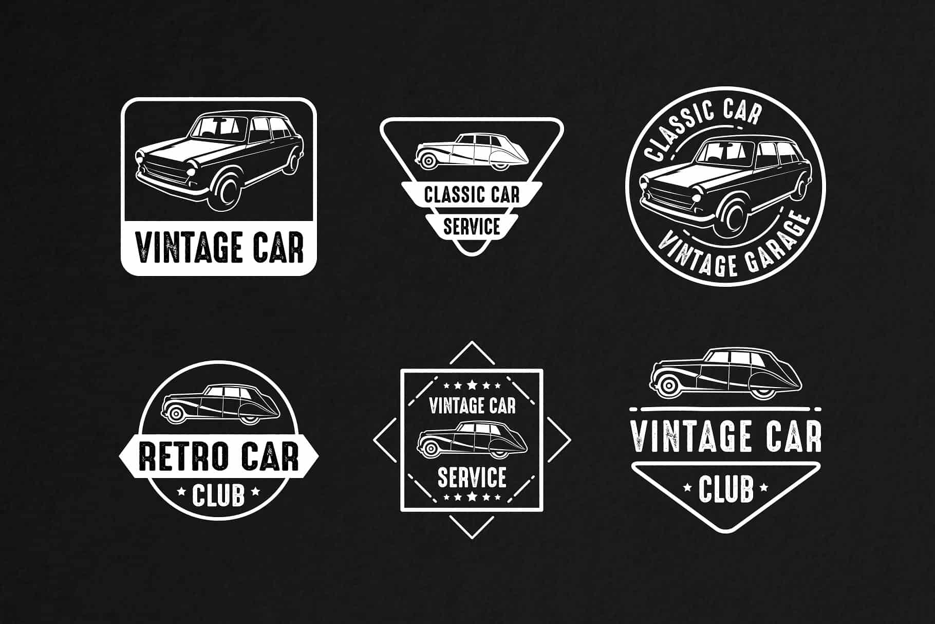 Classic Car Vintage Badge & Logo