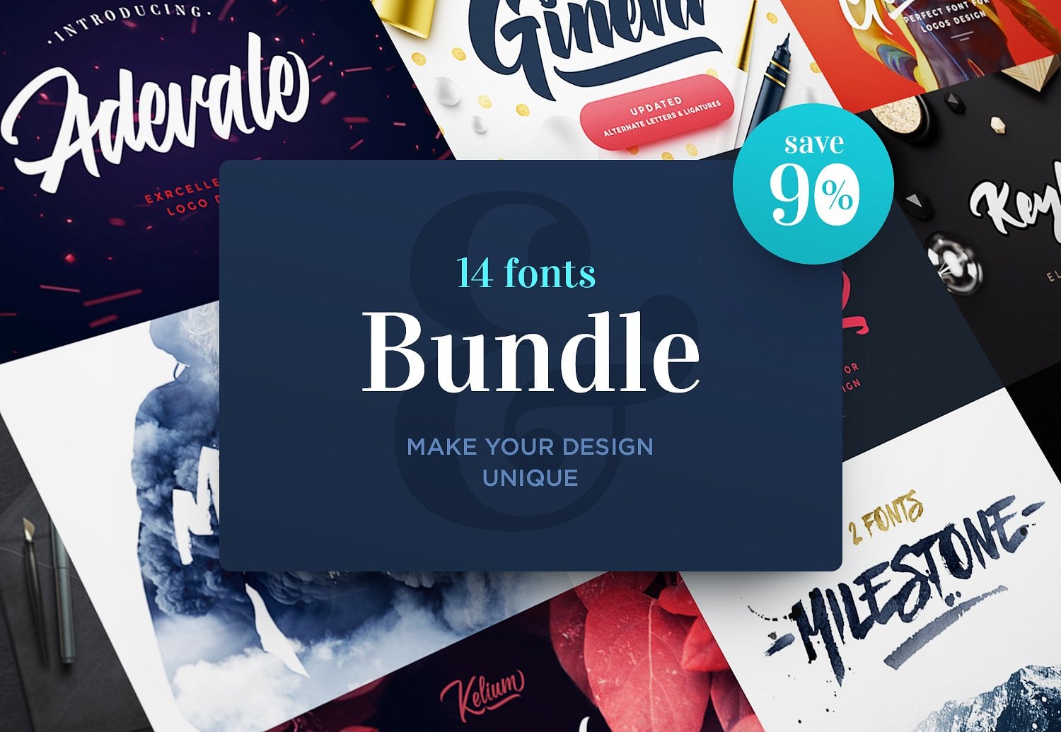 Font 14. Font Bundle. Safe fonts. Premium fonts. Fonts for logo.