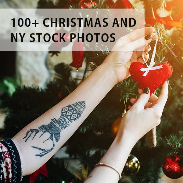 130+ Christmas and New Year Stock Photos – $30