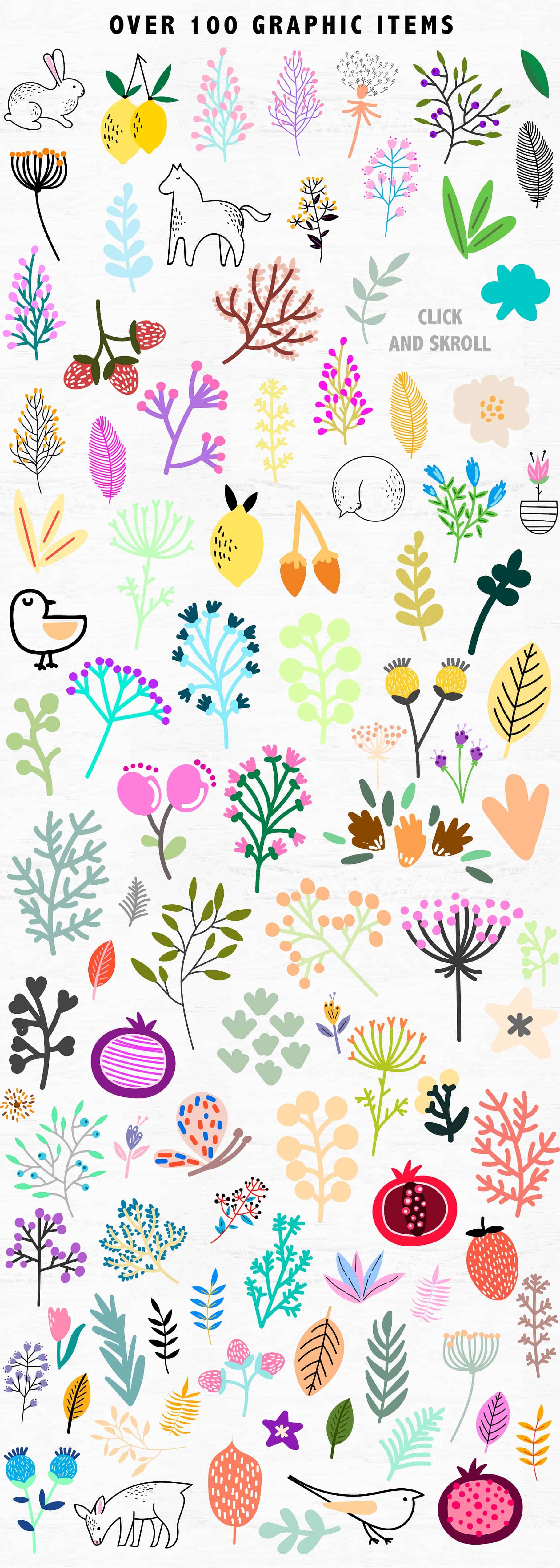 Scandi Garden: Graphic & Pattern Collection