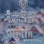 Free Christmas Postcard SVG Format