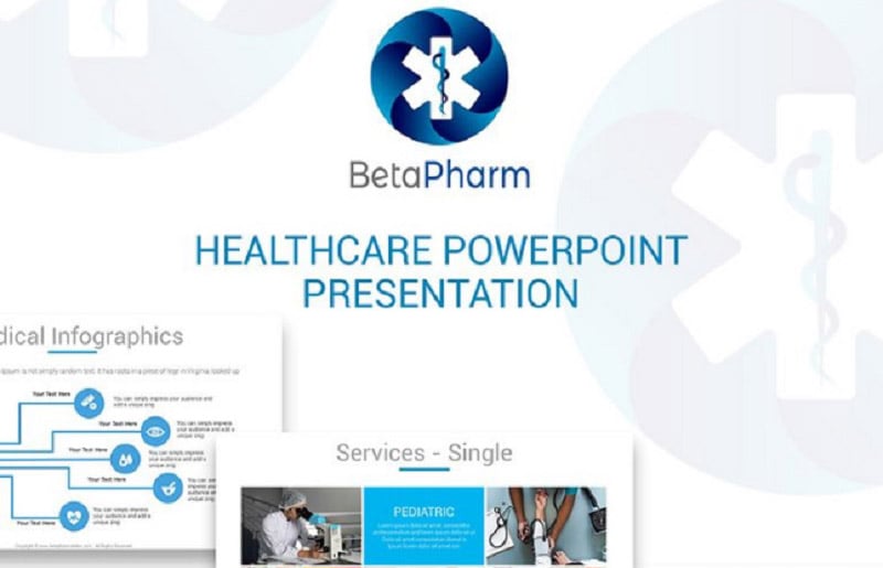 Healthcare powerpoint template.