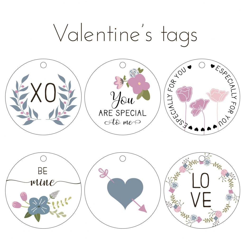 Free Printable Valentine's Day Tags - $0 – MasterBundles