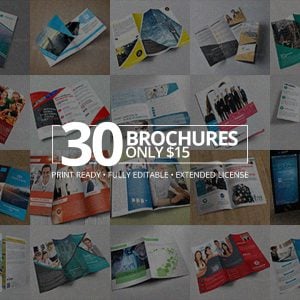 Creative Brochures with Extended License main cover.