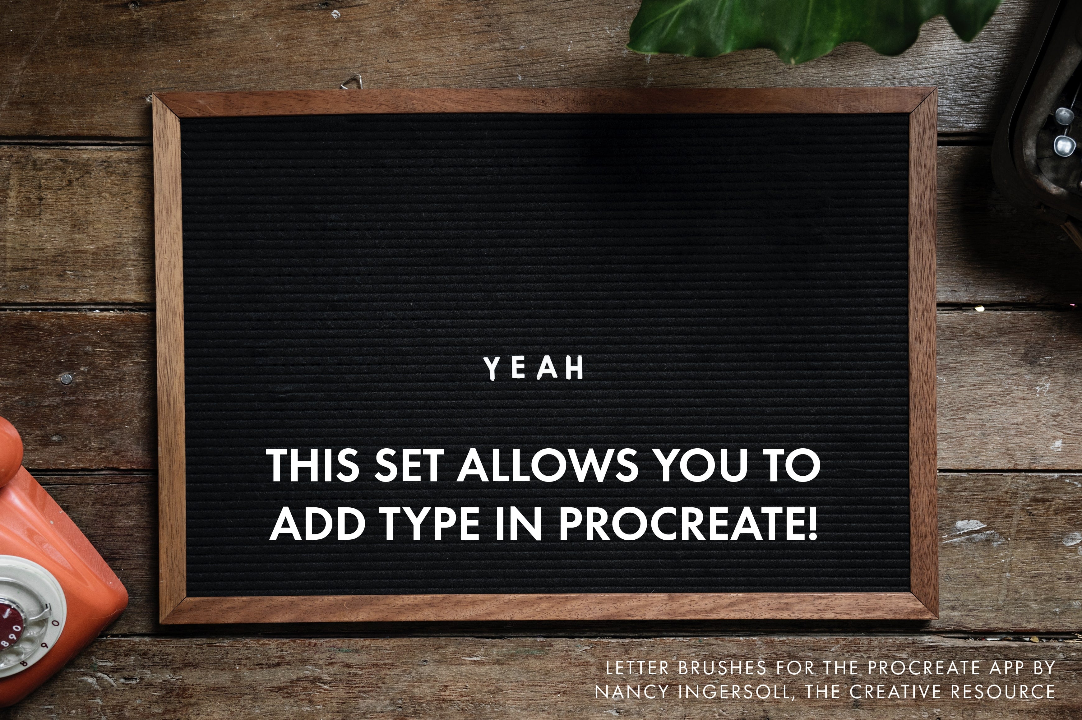Procreate Sans Serif Type Kit