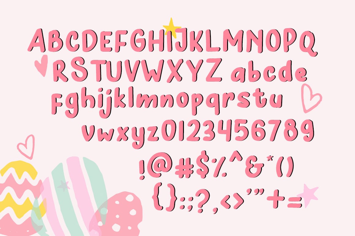 Hunny Bummy Easter Crafty Font