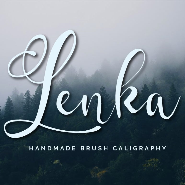 Lenka Brush Caligraphy + Bonus – $9