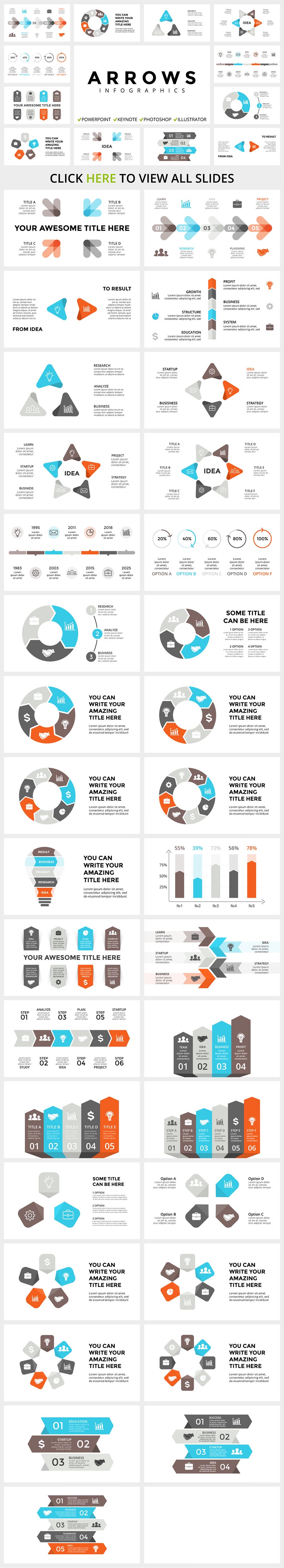 Business infographics with a touch of modernity. It will be a great addition to any presentation.