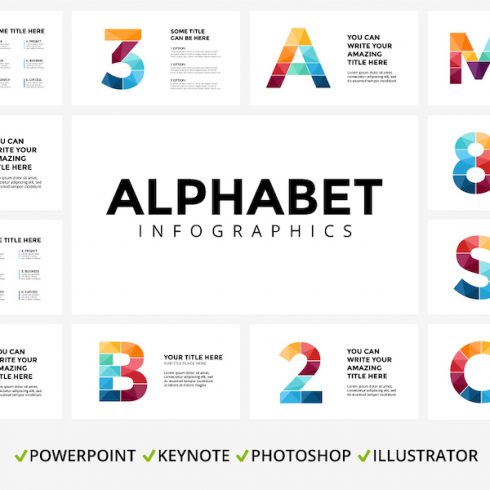 ALPHABET - Infographic Slides main cover image.