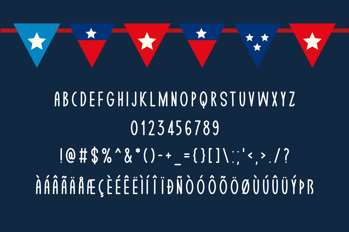 Our Independence modern display font