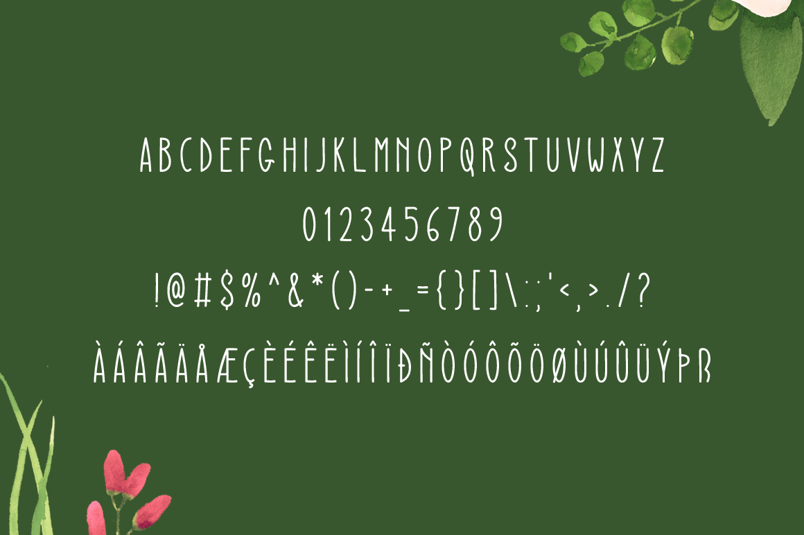 Sensation modern display font