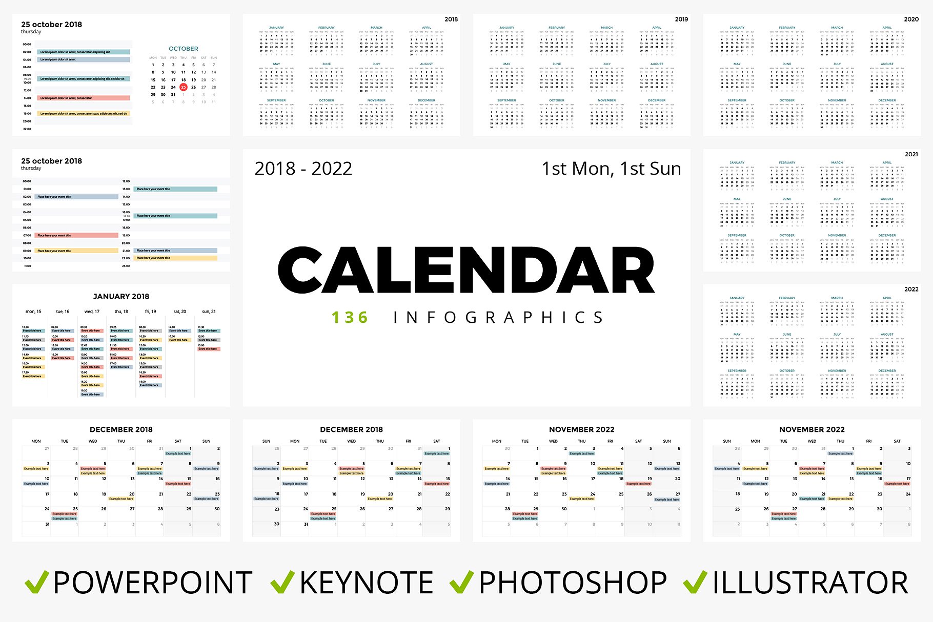 Calendar Slides Example.