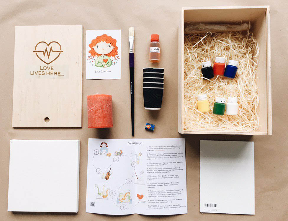 Gift Box with Fluid Art DIY Tutorial