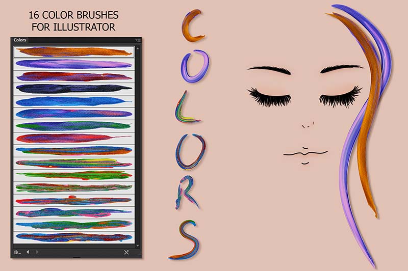 Art Brushes for Adobe Illustrator