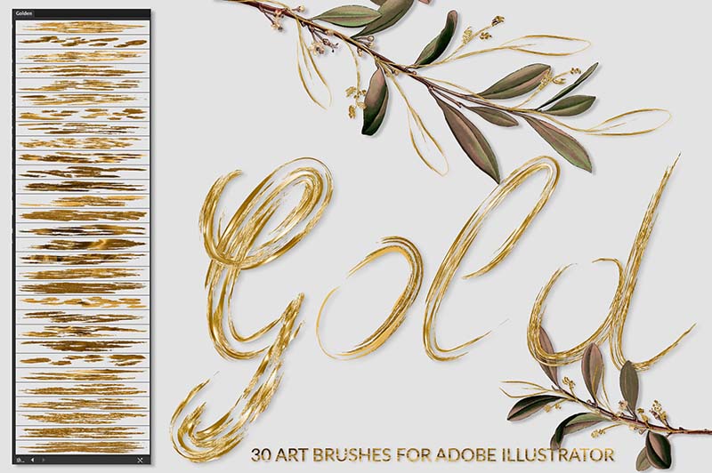  Art Brushes for Adobe Illustrator
